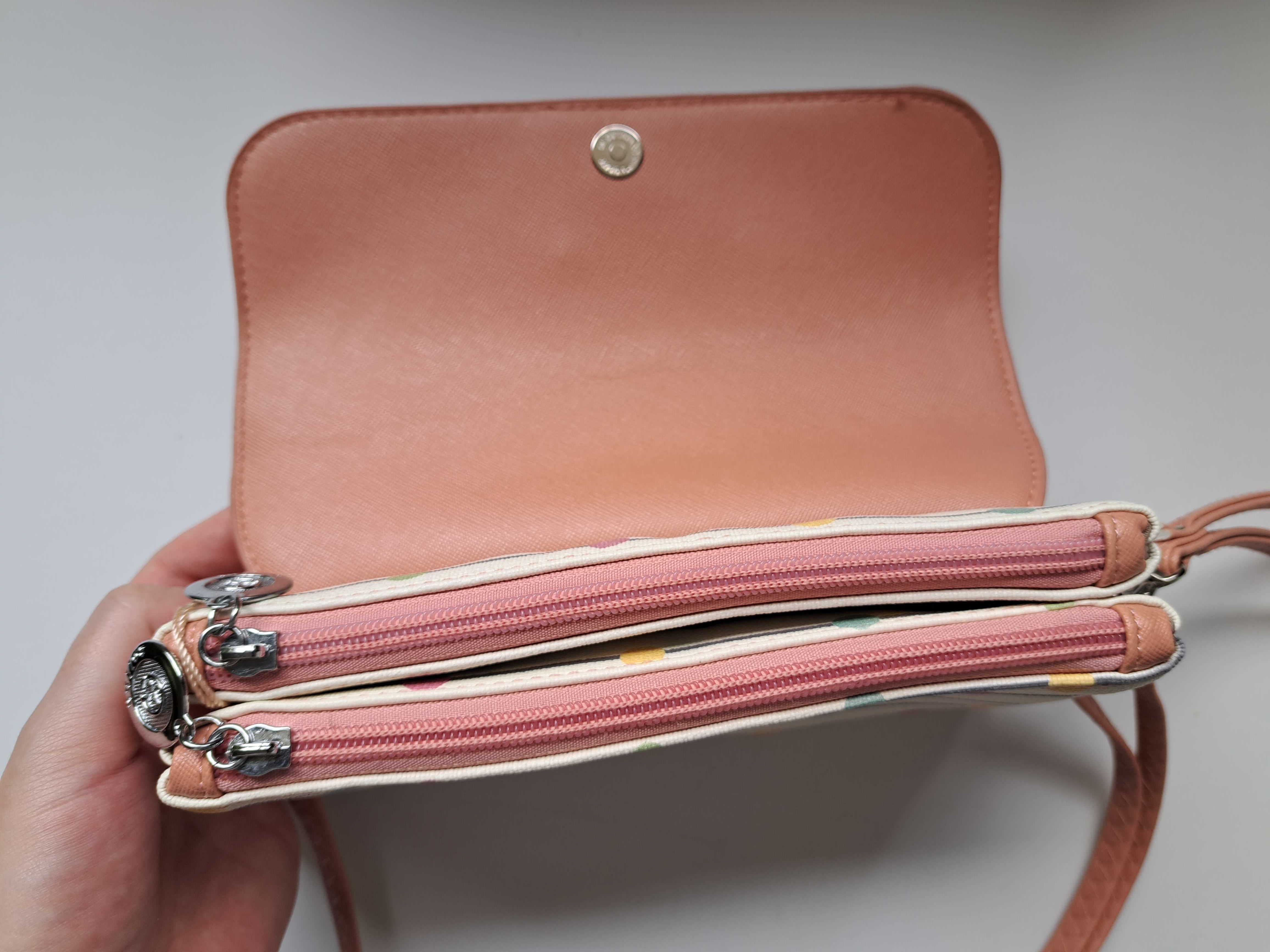 Mala clutch 2 compartimentos (com pega e alça reguláveis e removíveis)