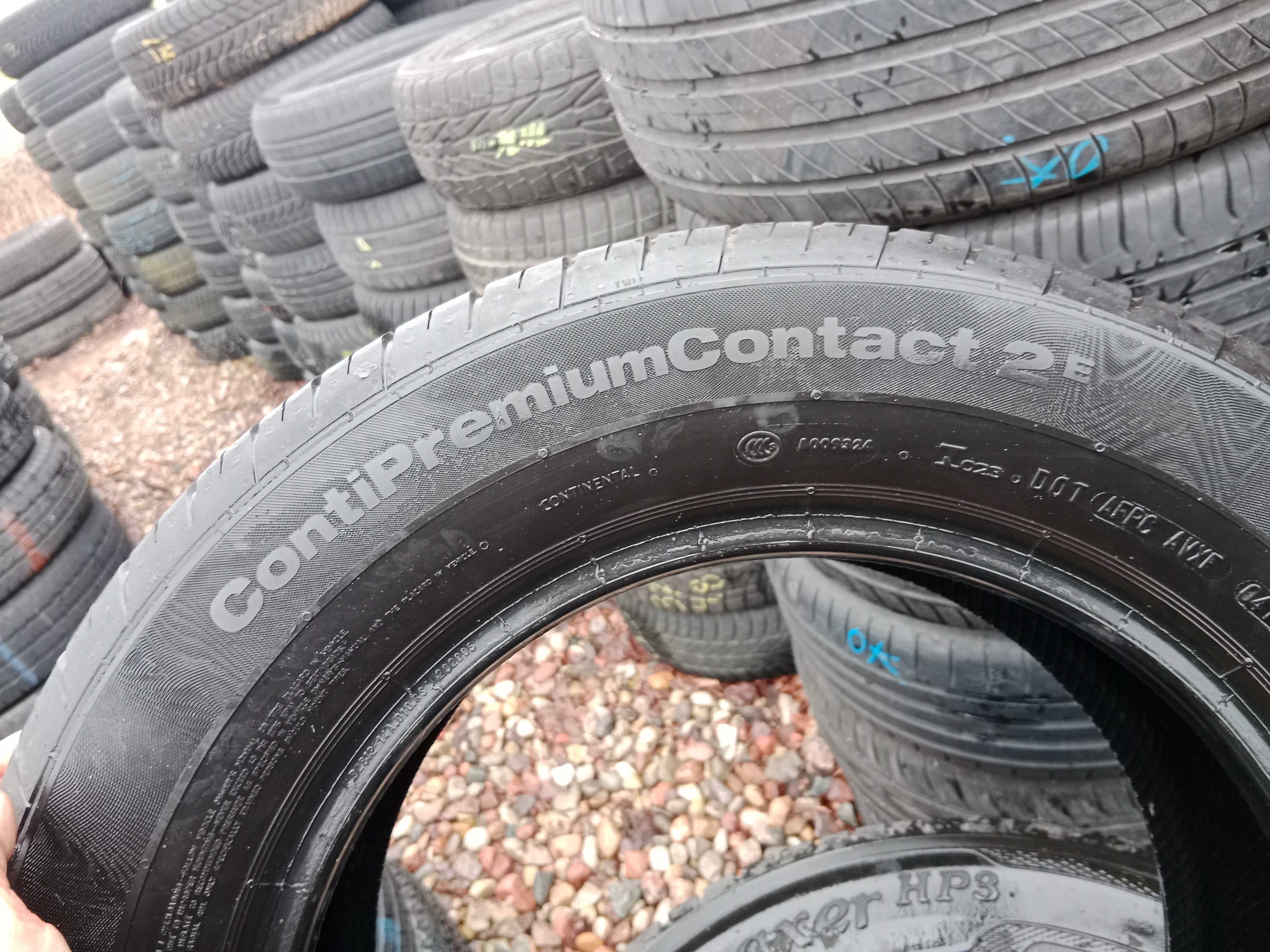 Opona używana 195/65R15 Continental ContiPremiumContact 2E 1szt.