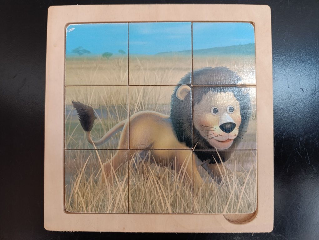 2 Puzzles em madeira