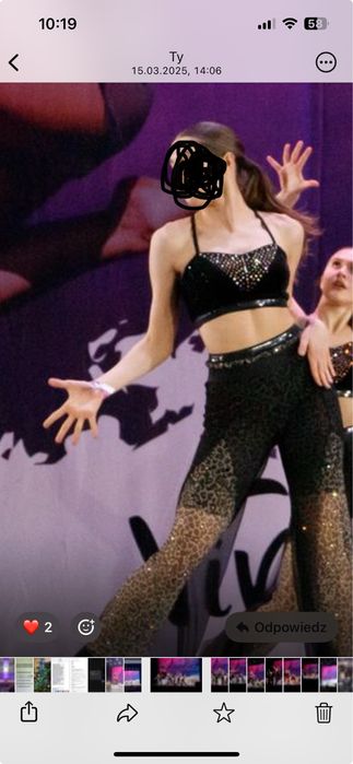 Strój do tańca jazzowego