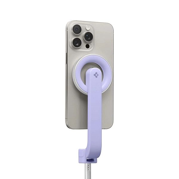 Selfie stick Spigen S571W MagSafe Bluetooth z tripodem - fioletowy