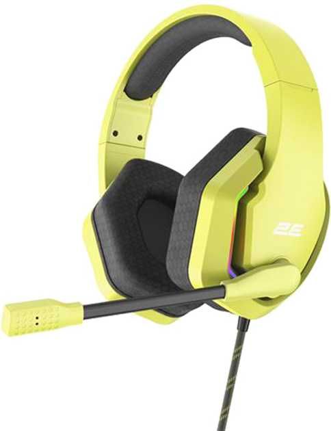 Навушники ігрові 2E Gaming HG315 RGB USB 7.1 Yellow (2E-HG315YW-7.1)