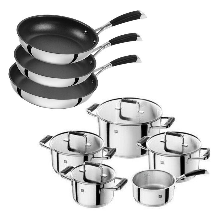 Набір каструль Zwilling Simplify - індукція - нержавіюча сталь - 9 еле