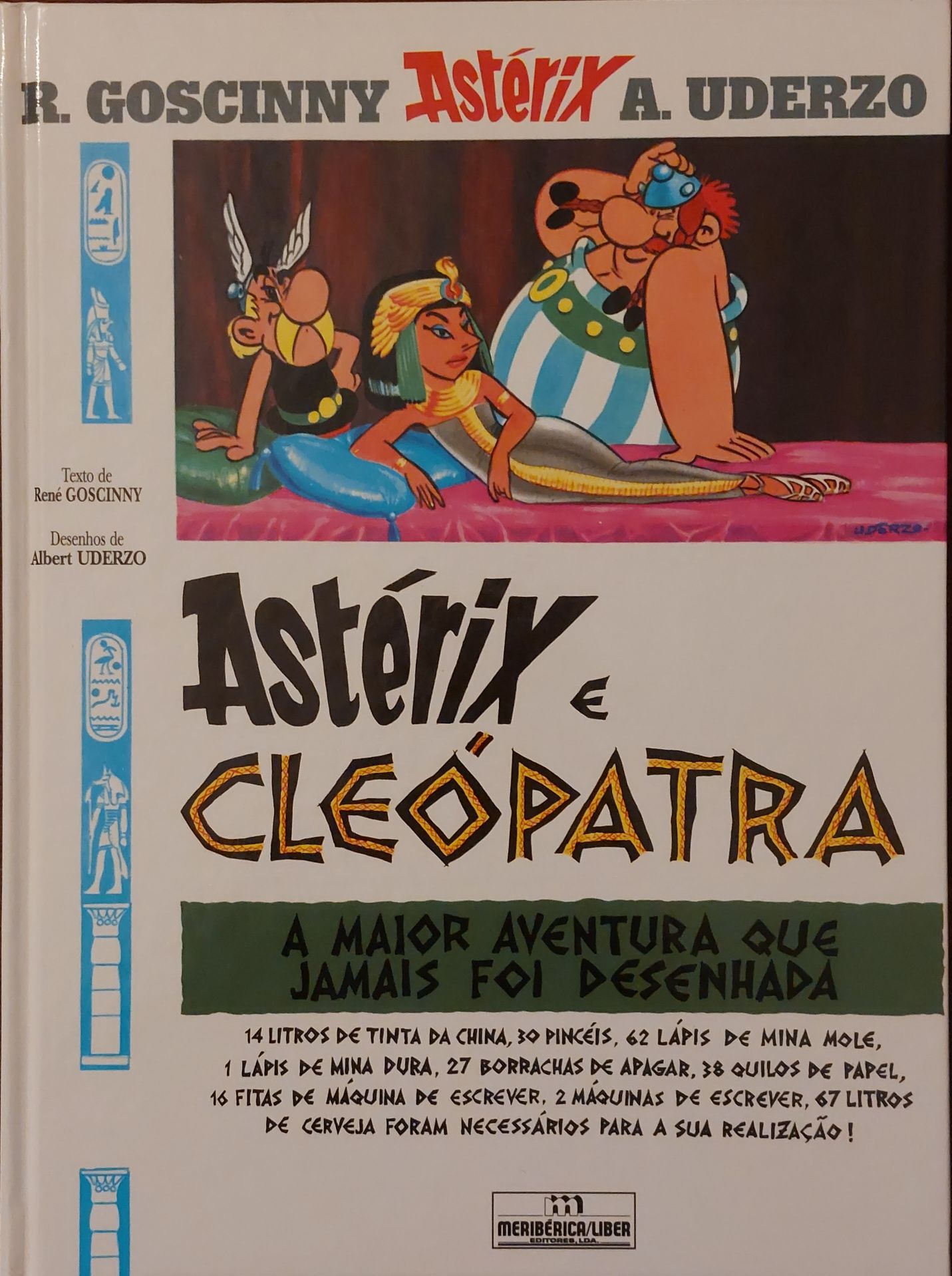 Livro de Banda Desenhada "Astérix e Cleópatra" - Capa Dura