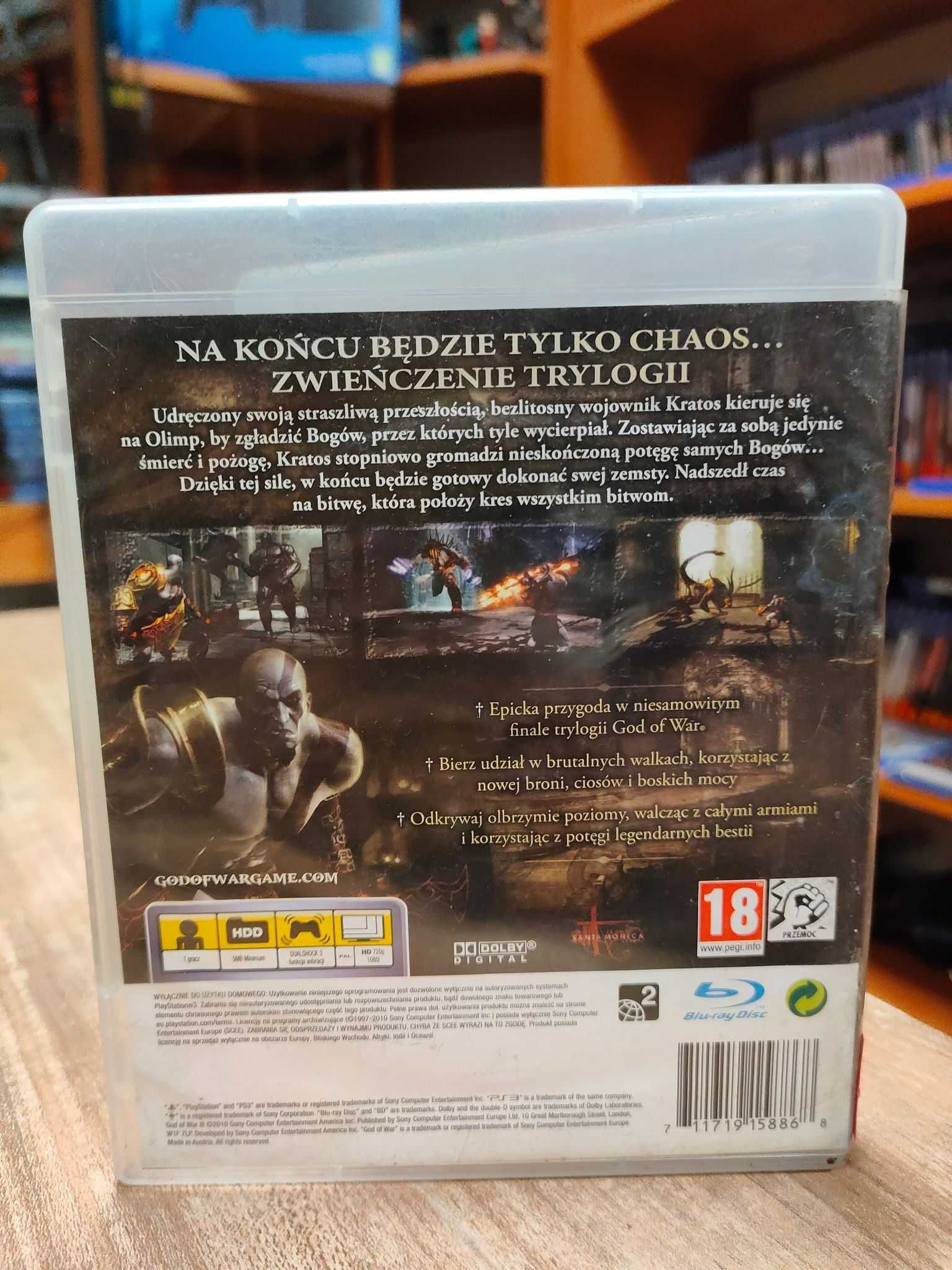 God of War III PS3 Sklep Wysyłka Wymiana