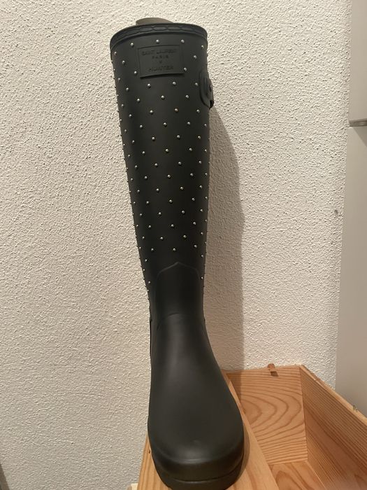 Galochas Hunter x Saint Laurent