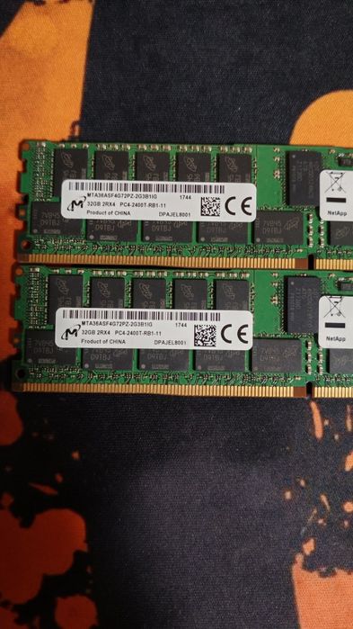 DDR4 REG ECC 2400 32Gb (в наличии 2шт). ОТПРАВКА В ДЕНЬ ЗАКАЗА