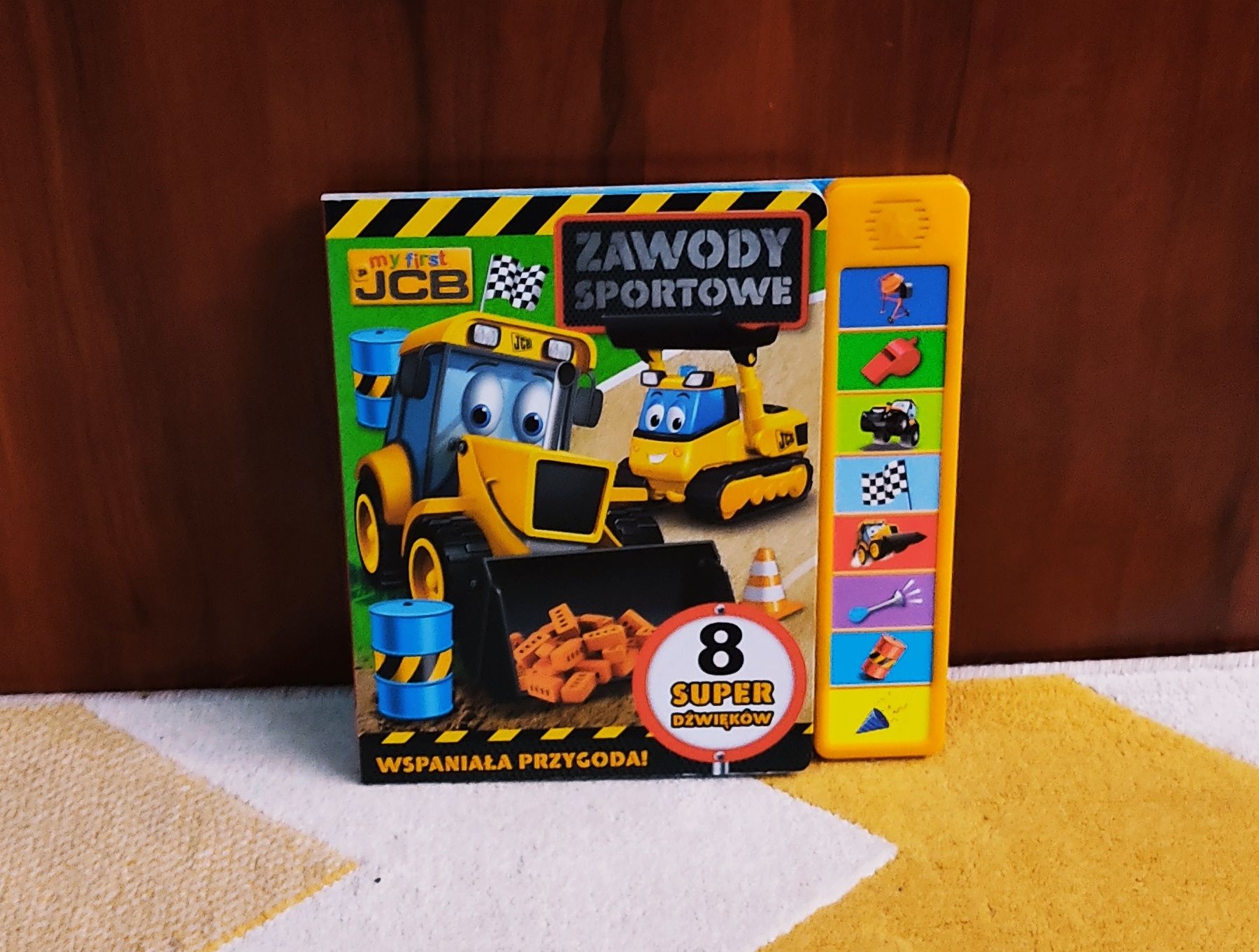 My first JCB Zawody sportowe książka grająca interaktywna dźwiękowa