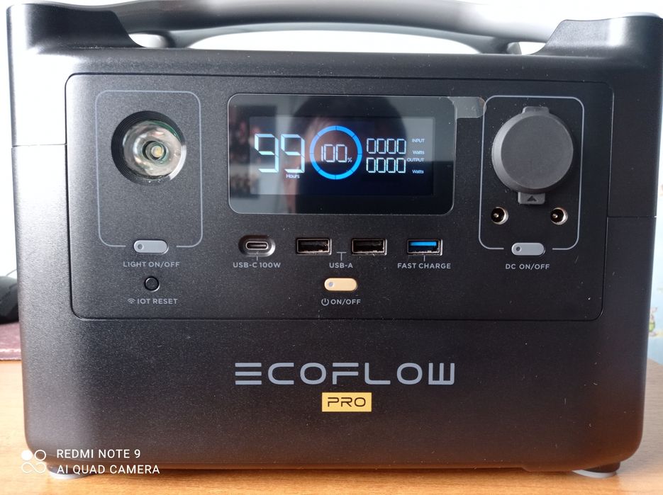 Зарядна станція EcoFlow River Pro 720Wh, Європа. В наявності.