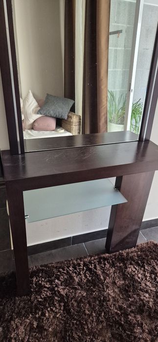 Movel + espelho parede