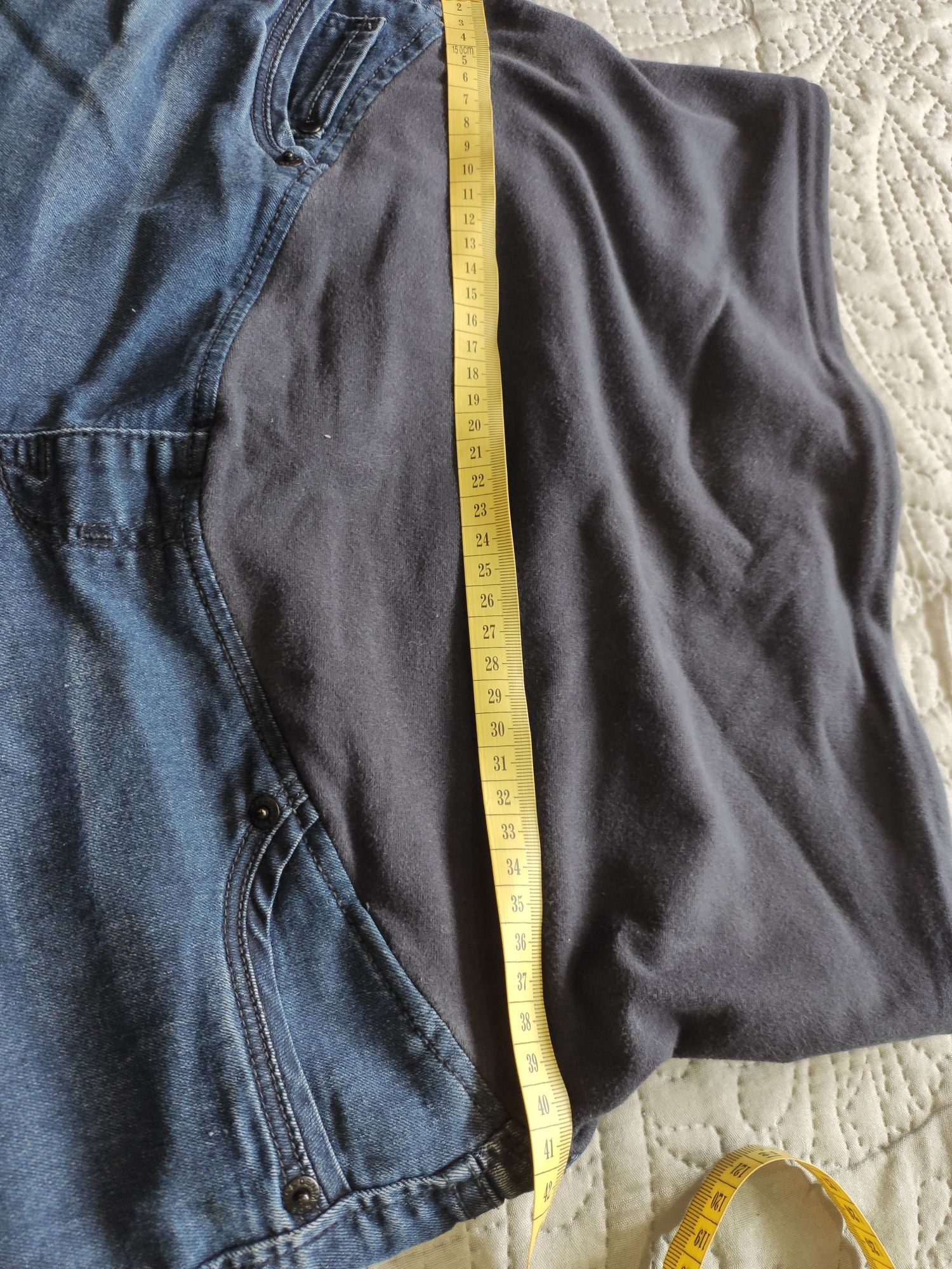 Spodnie ciążowe h&m ciemny jeans M