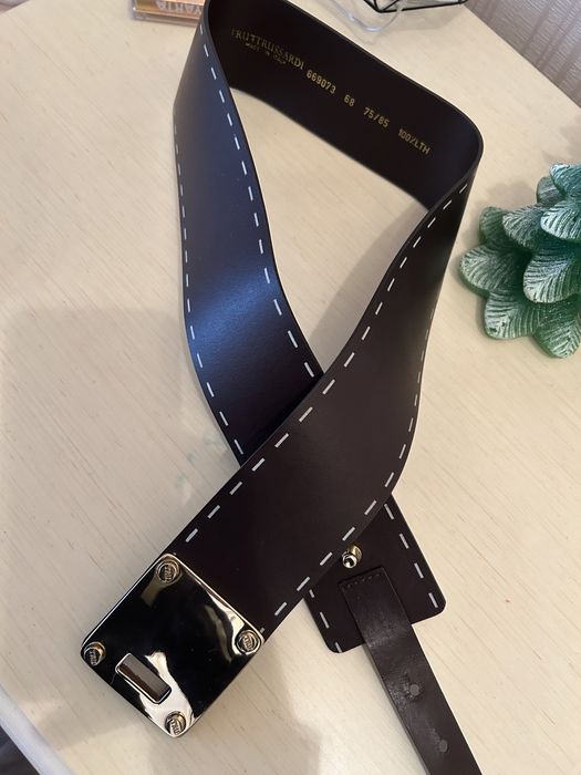 Пояс Trussardi, натуральна шкіра