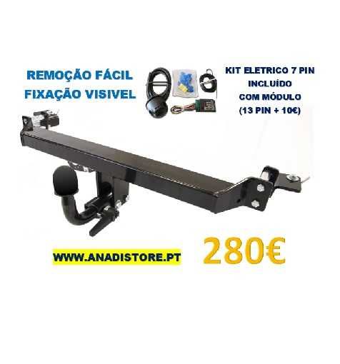 Engate de Reboque Toyota Avensis Hilux Land Cruiser Rav4 Verso Proace