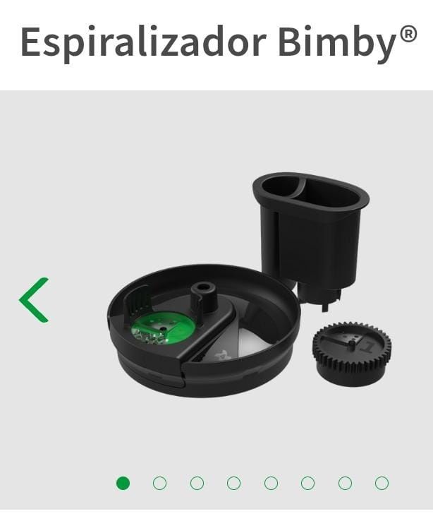 Mandolina e espiralizador bimby