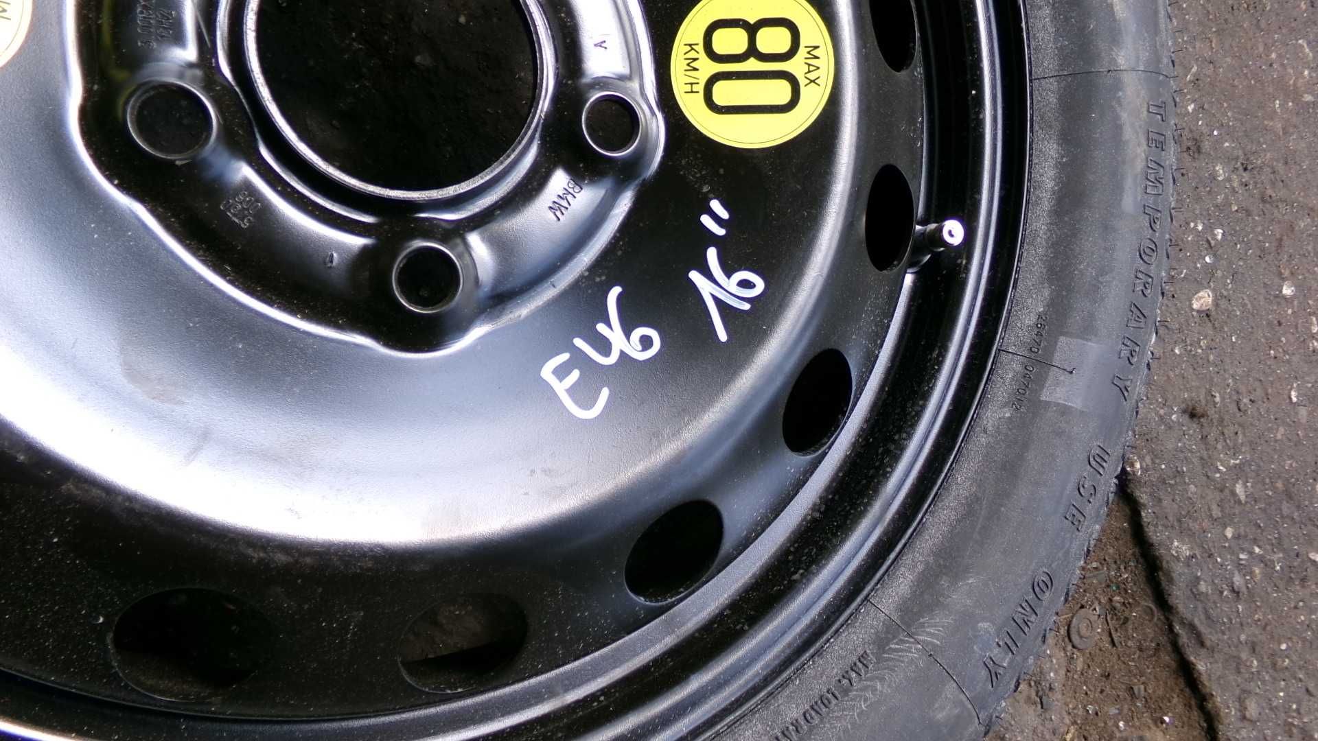 Cze5 Koło dojazdowe dojazdówka BMW e46 115/90 r16 5x120 wysyłka