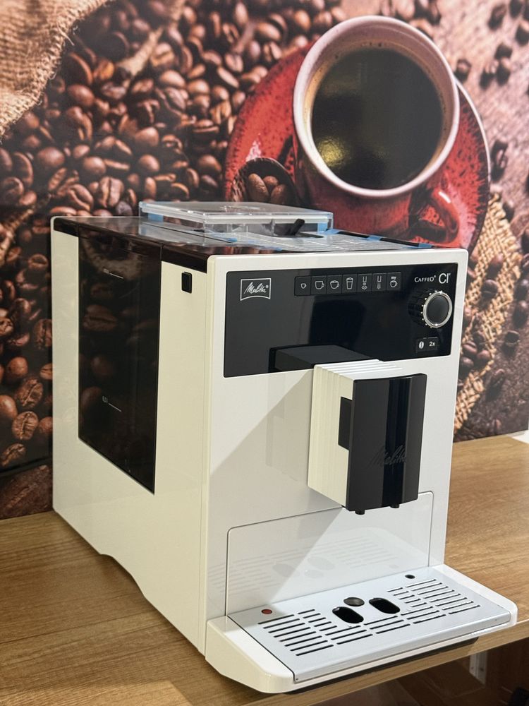Ekspres do kawy MELITTA CAFFEO CI BIAŁA Auto Cappuccino oraz Latte