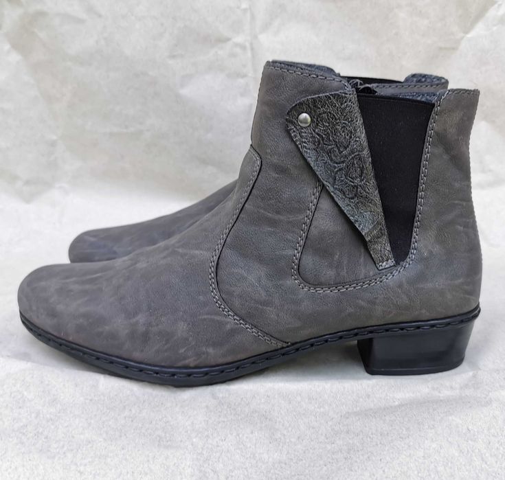 Демисезонные ботинки ботильоны Rieker 41 р. Оригинал