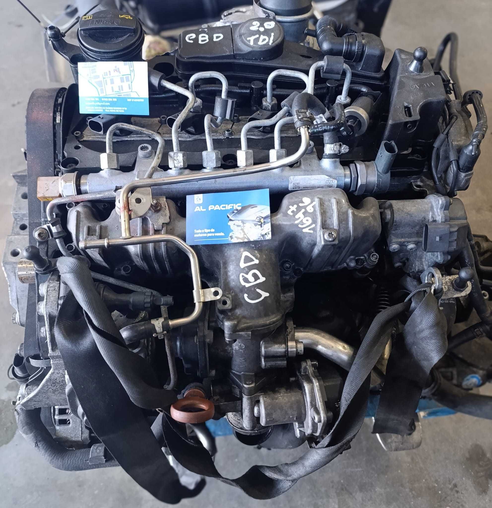 Motor usado VW/SEAT/AUDI 2.0TDI Ref: CBD