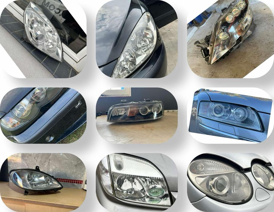 Polerowanie regeneracja  lamp reflektorow