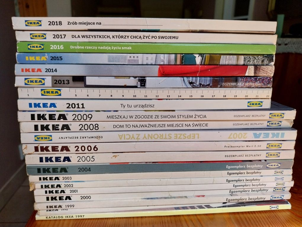 Katalogi Ikea kilkanaście egz