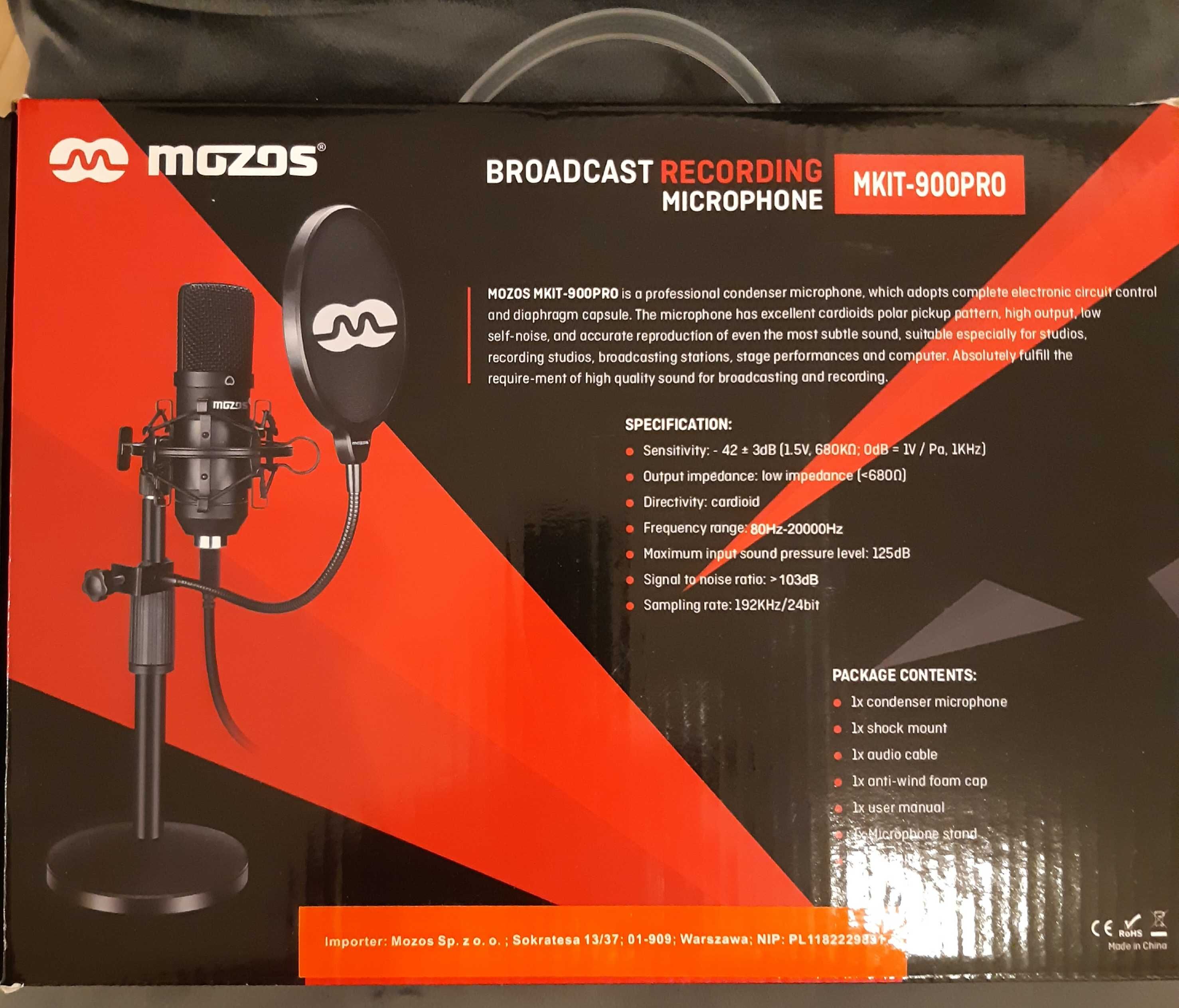 Mikrofon Recording MKIT-900PRO