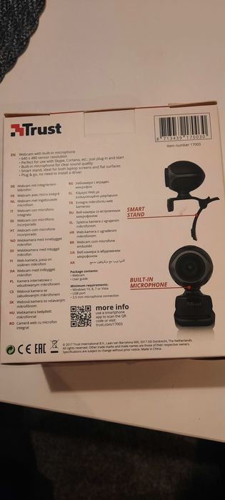 Kamerka internetowa TRUST nowa