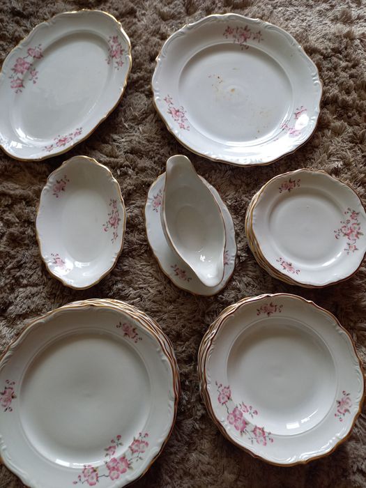 Zestaw obiadowy porcelana