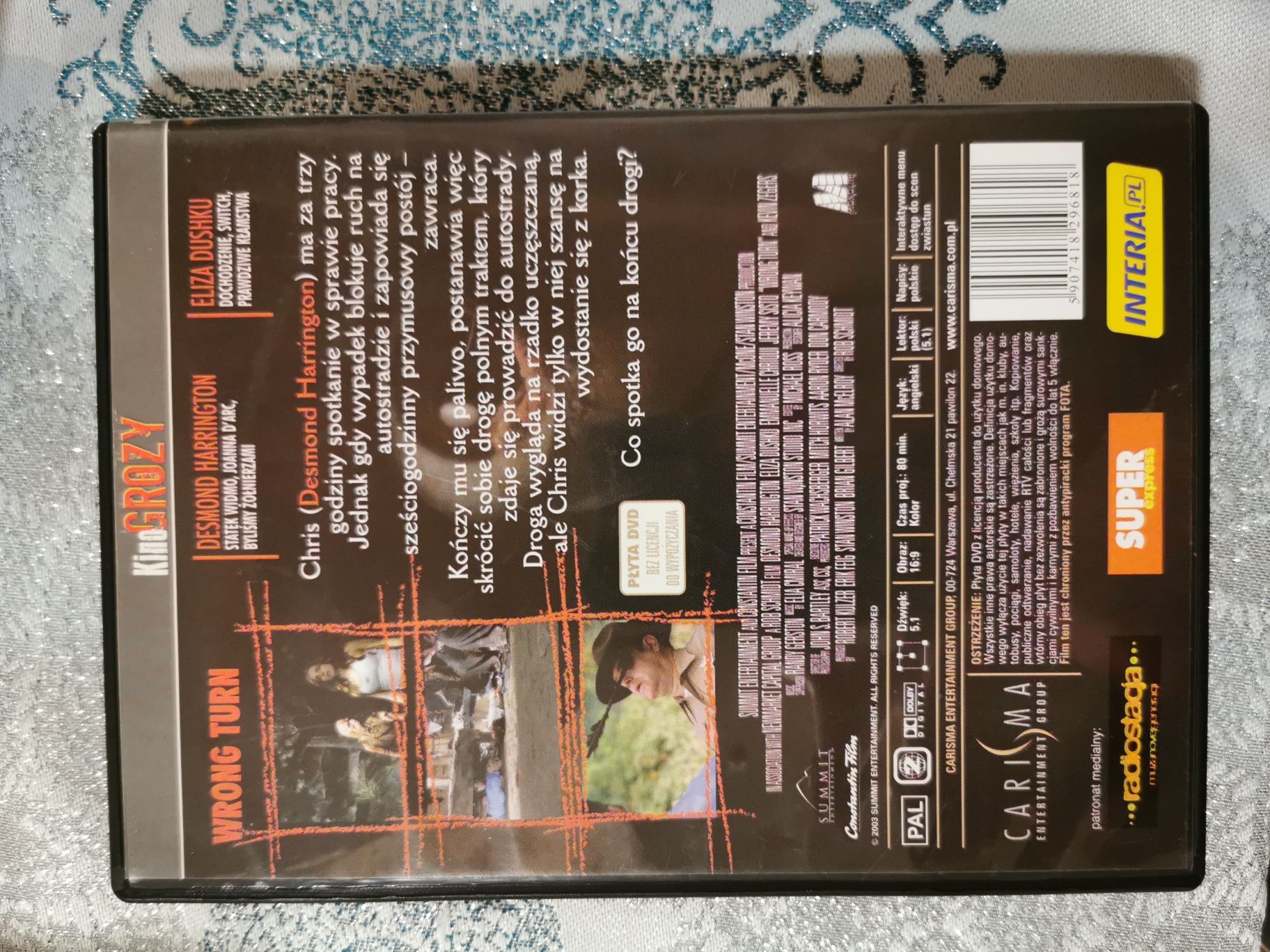 Film DVD Droga bez powrotu