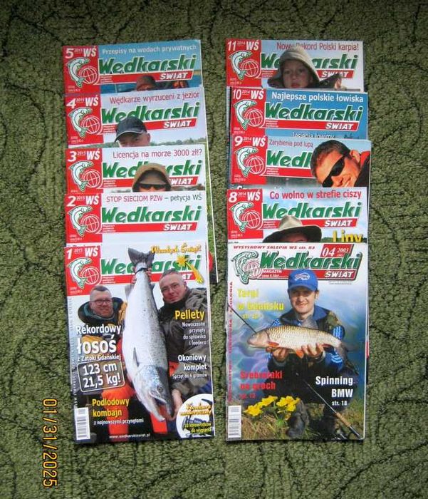 Wędkarski Świat 10 numerów