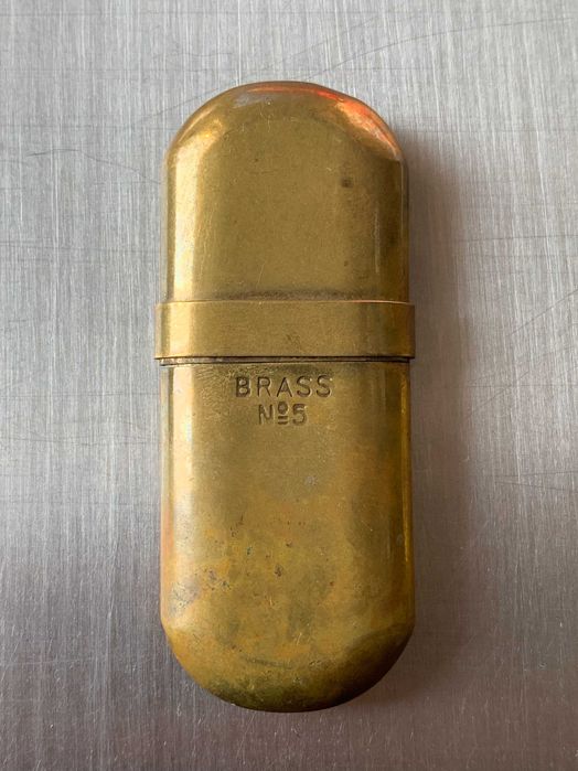 Brass no 5 zapalniczka lata 30. XX wieku unikat