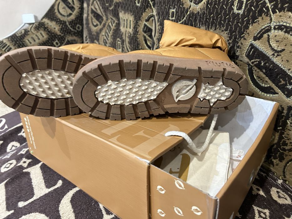 Дутіки Італія Flufie!качиний пух,стильні,теплющі ,