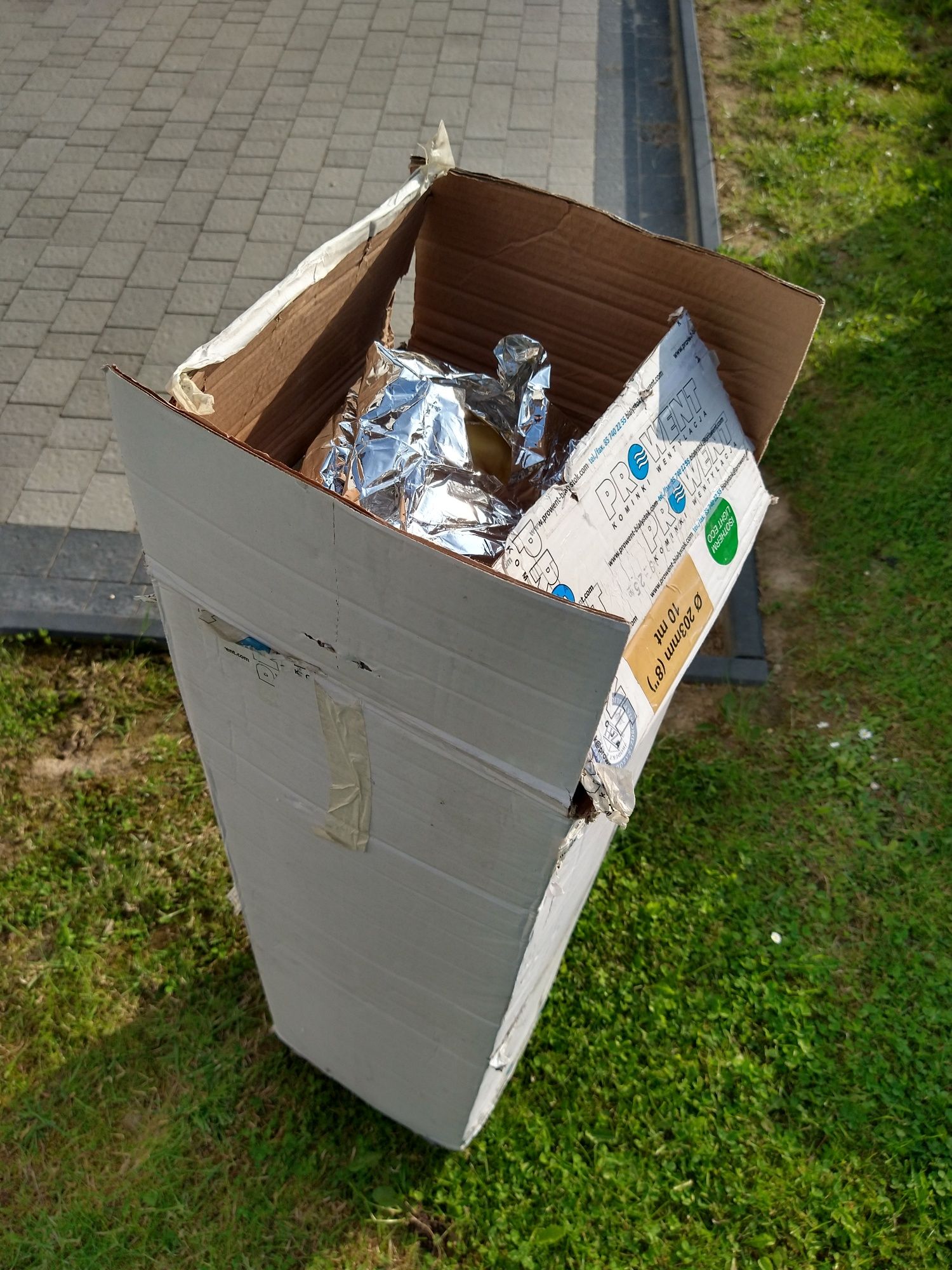 przewód izolowany elastyczny powietrzny 200 mm