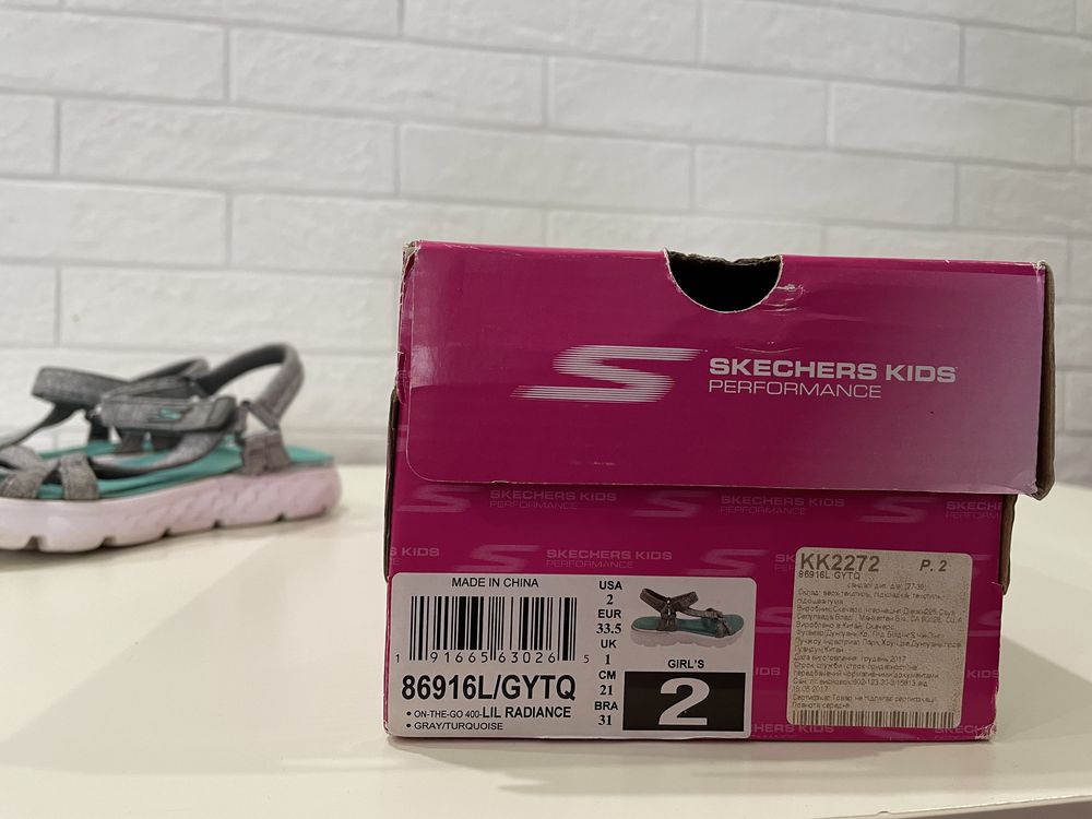 Skechers сандали 33.5 размер