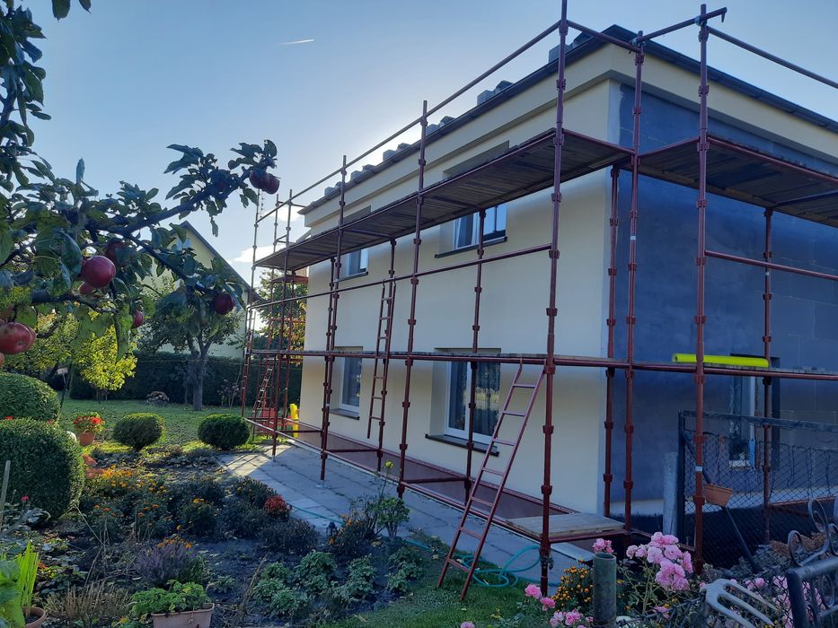 Rusztowanie elewacyjne choinkowe wynajem, wypożyczalnia sprzętu budowl