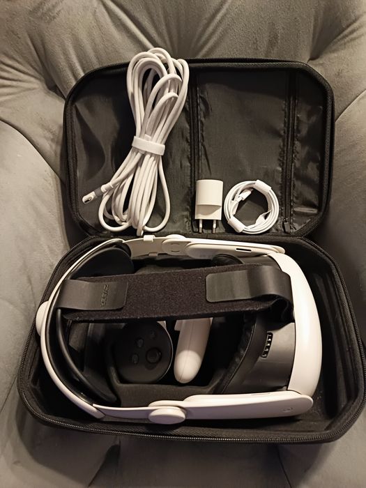 Meta Quest 3 512gb + 40 gier + gwarancja + dodatki