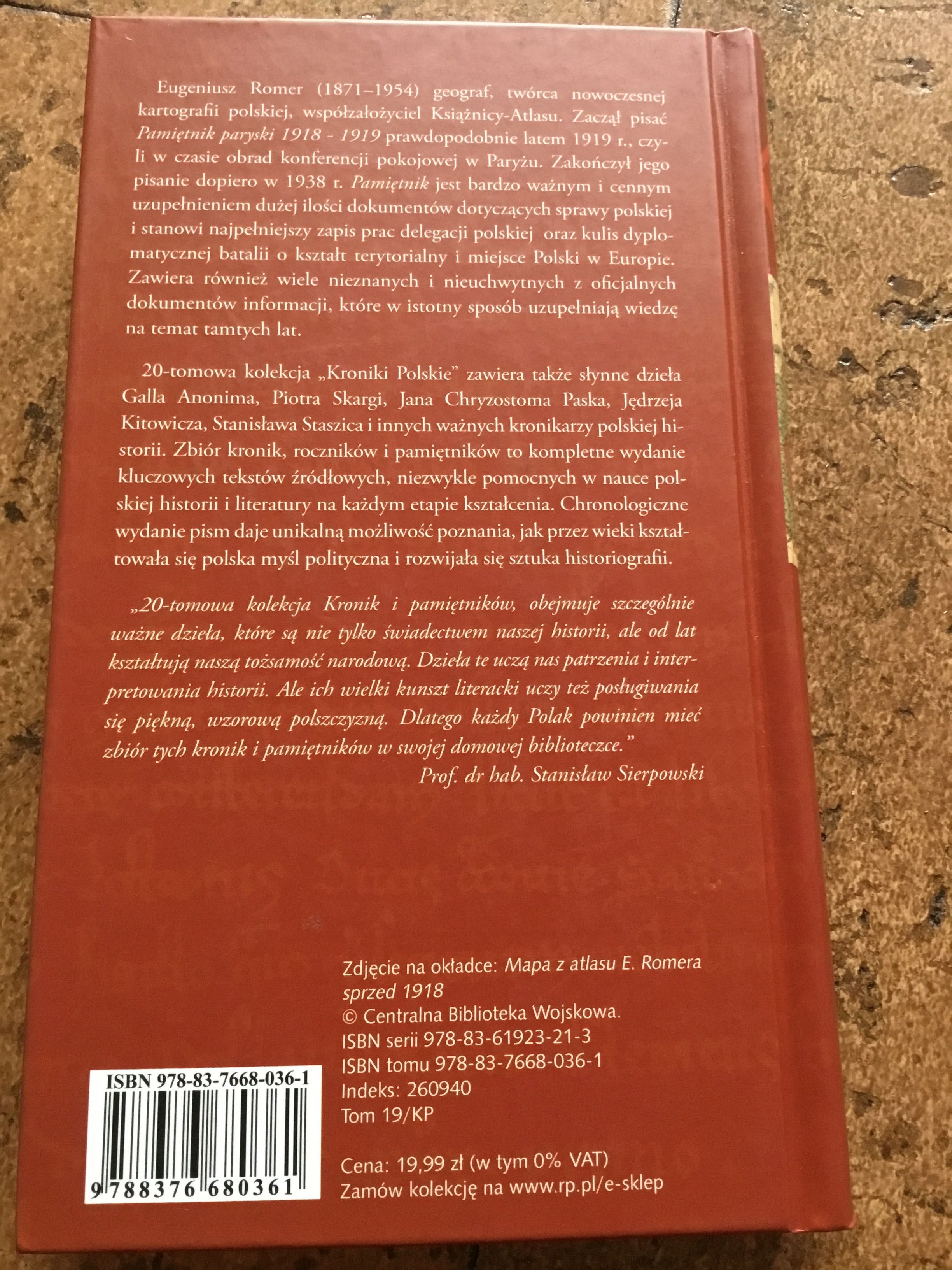 Eugeniusz Romer: Pamiętnik Paryski