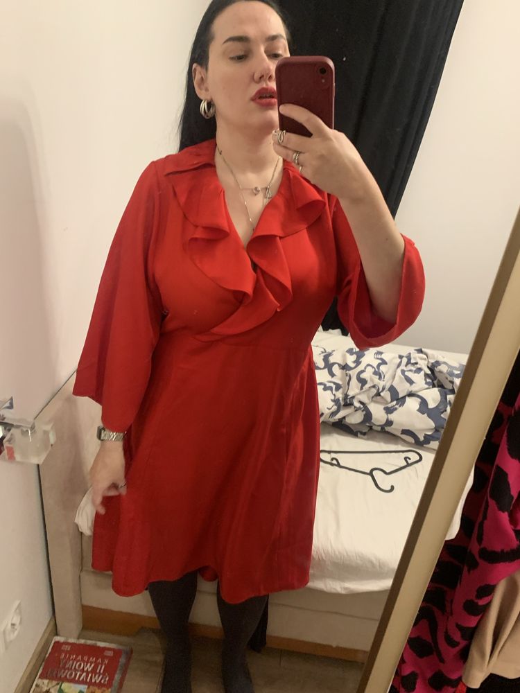 Sukienka H&M czerwona