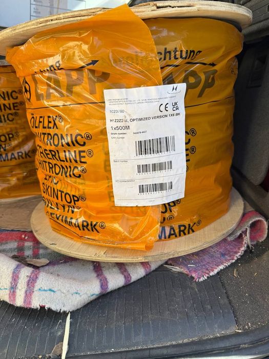 Кабель для сонячних панелей 4-6-10мм