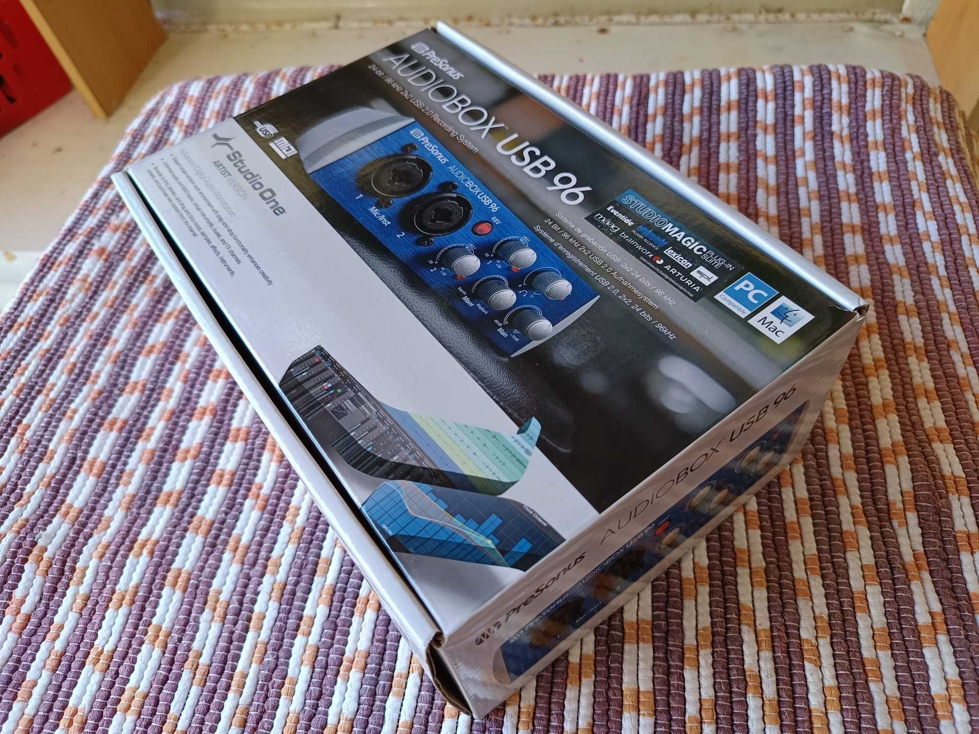 Presonus audiobox interface de gravação USB 2.0 de 24bits/96kHz