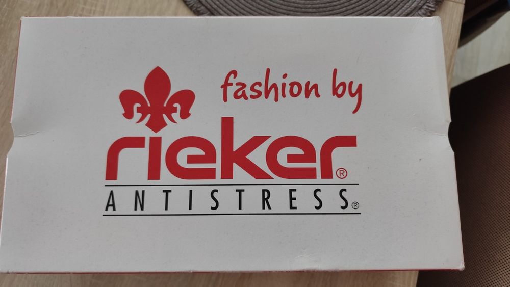 Szare półbuty Rieker