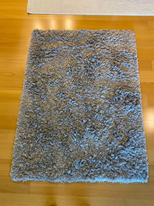 Tapete  cinza 1,20 m ×  1,60m – alta qualidade