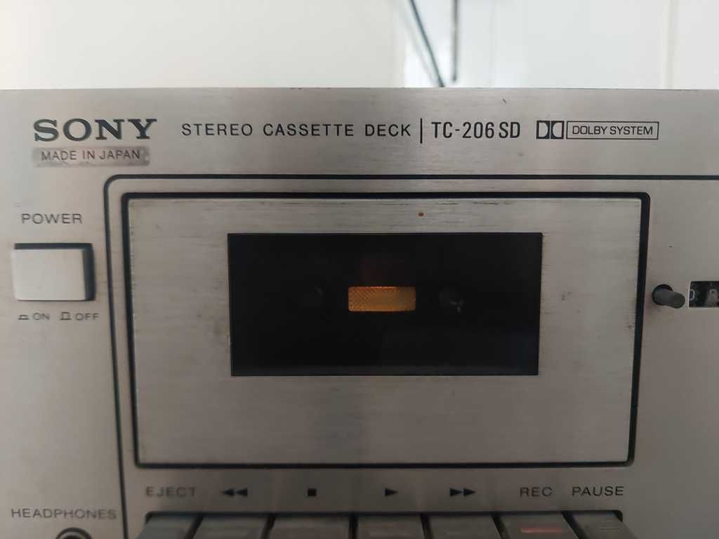 SONY TC-206 SD,magnetofon kasetowy