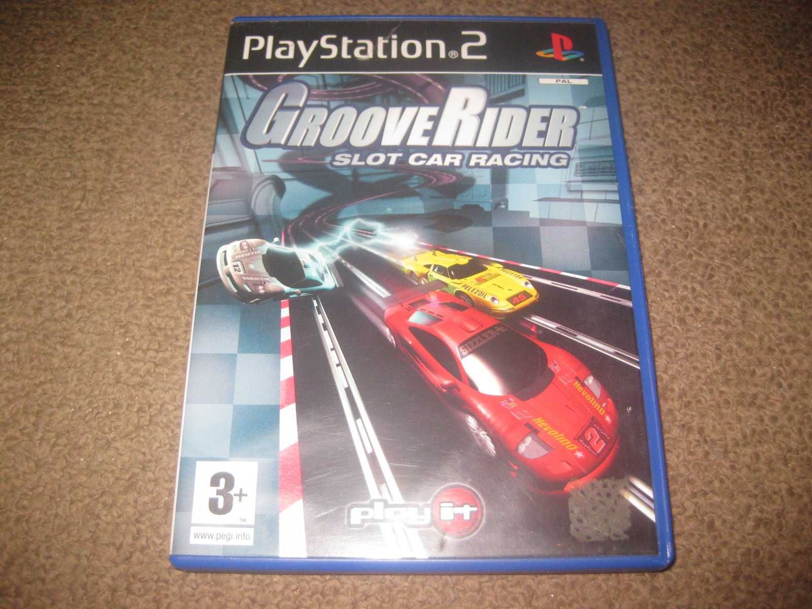 Jogo "Groove Rider: Slot Car Racing" para Playstation 2/Completo!