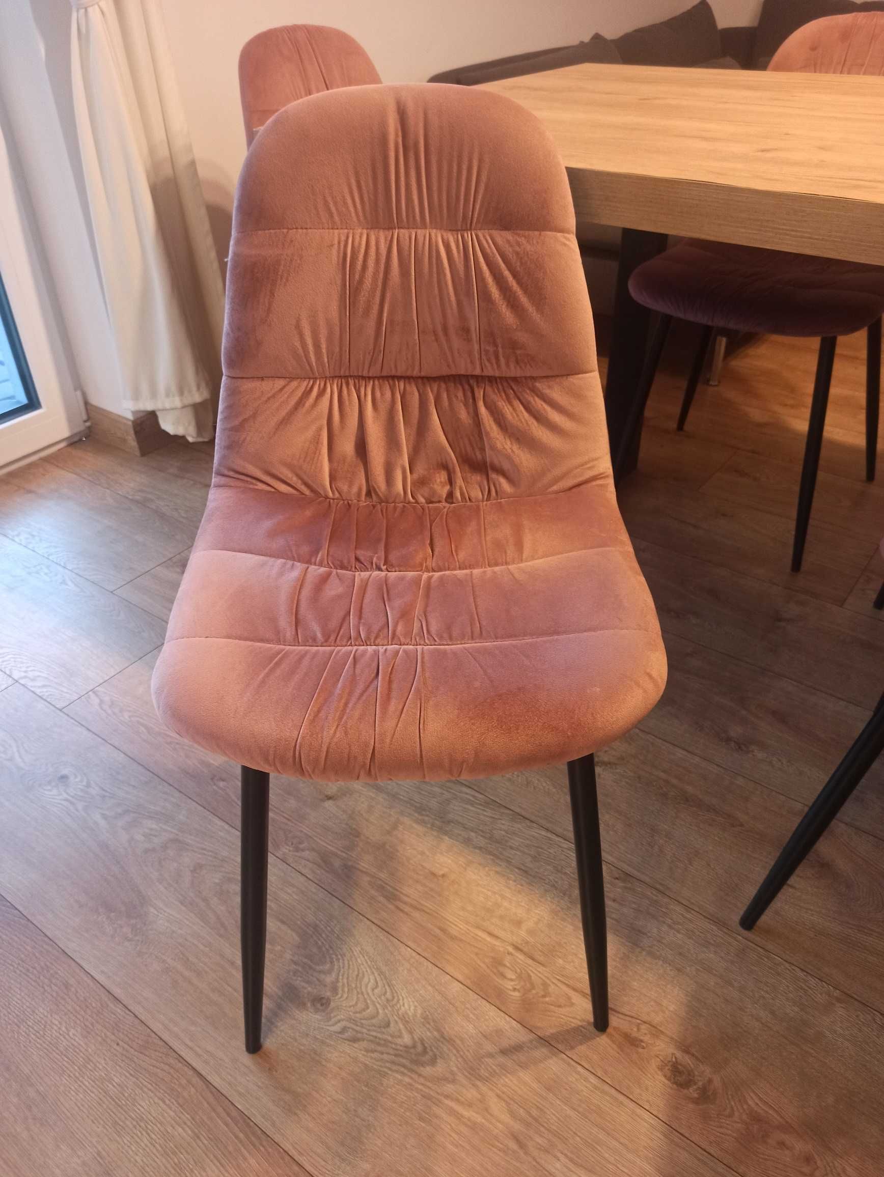 Krzesła 6 szt Vedis Velvet Różowy