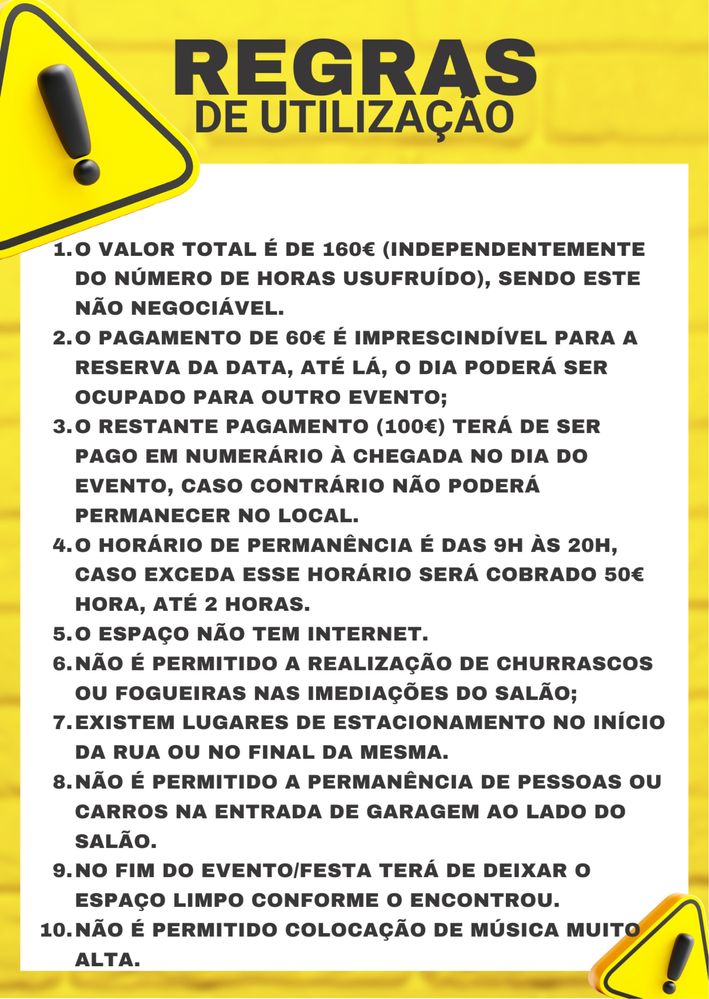 Espaço para Eventos com 100m2 em V.N de Gaia