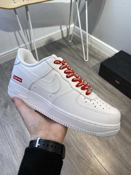 Buty Nike Air Force 1 Low Supreme White R.46