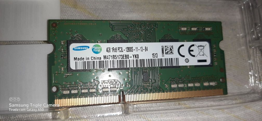 memória RAM 4gb Samsung DDR3