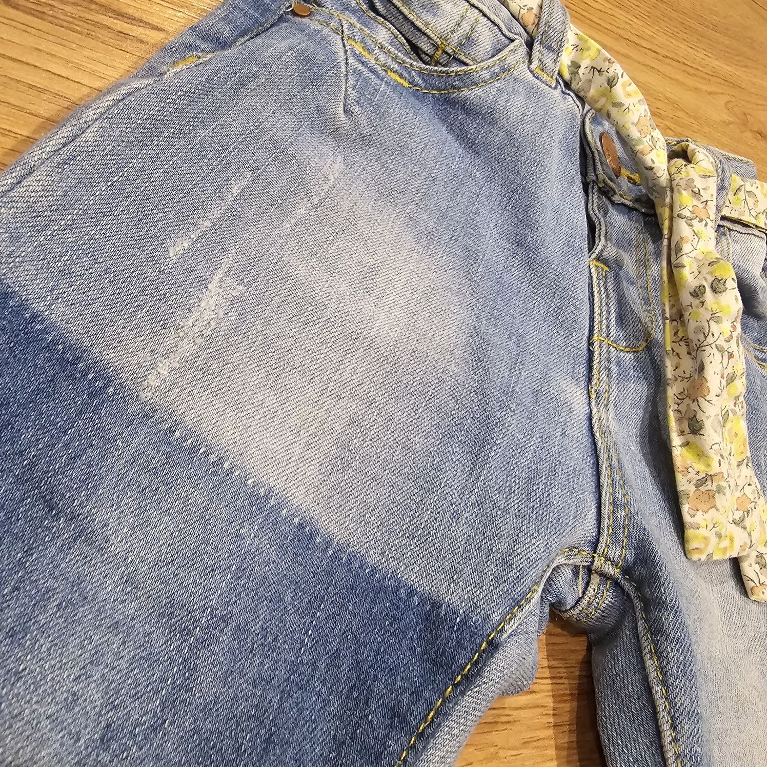 Spodnie Zara 74 jeans dżins lindex