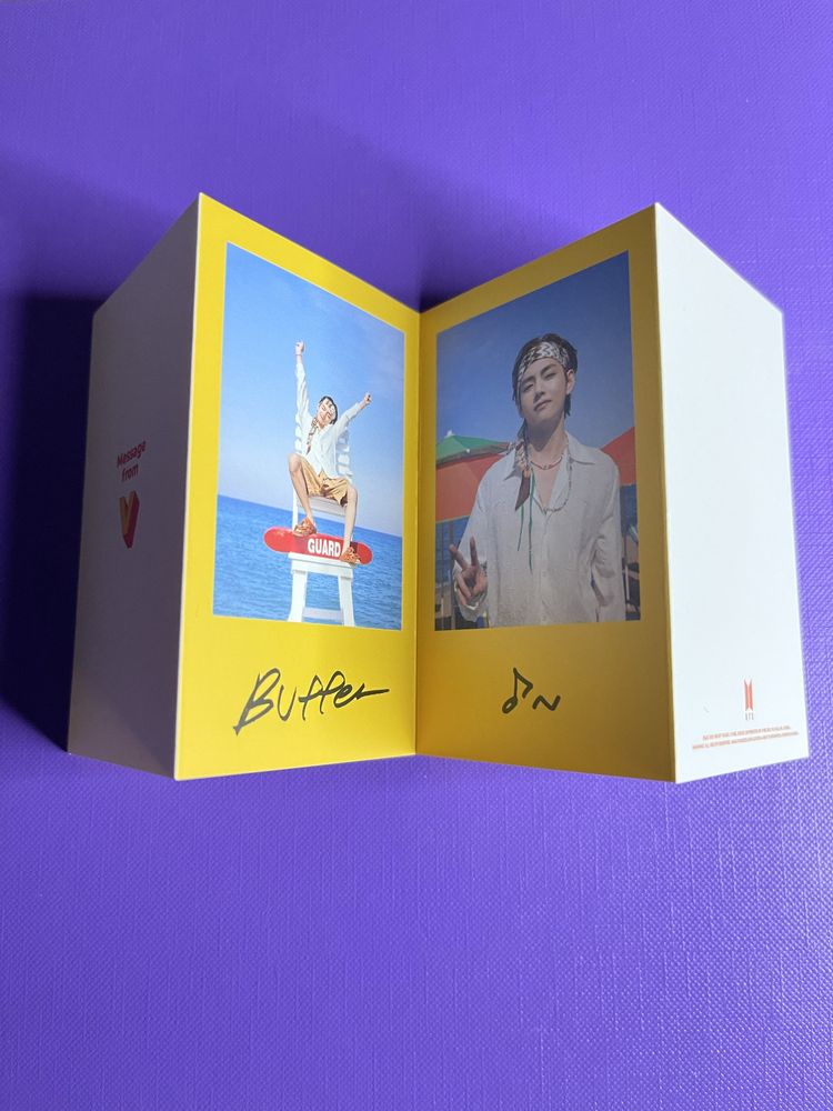 Tae message card butter