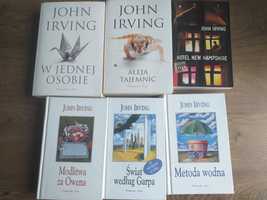 John Irving - 4 książki - sprzedaż CHARYTATYWNA